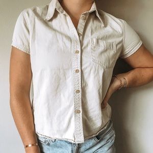 ARIZONA, cream button up shirt